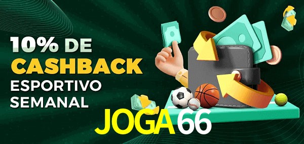 10% de bônus de cashback na JOGA66